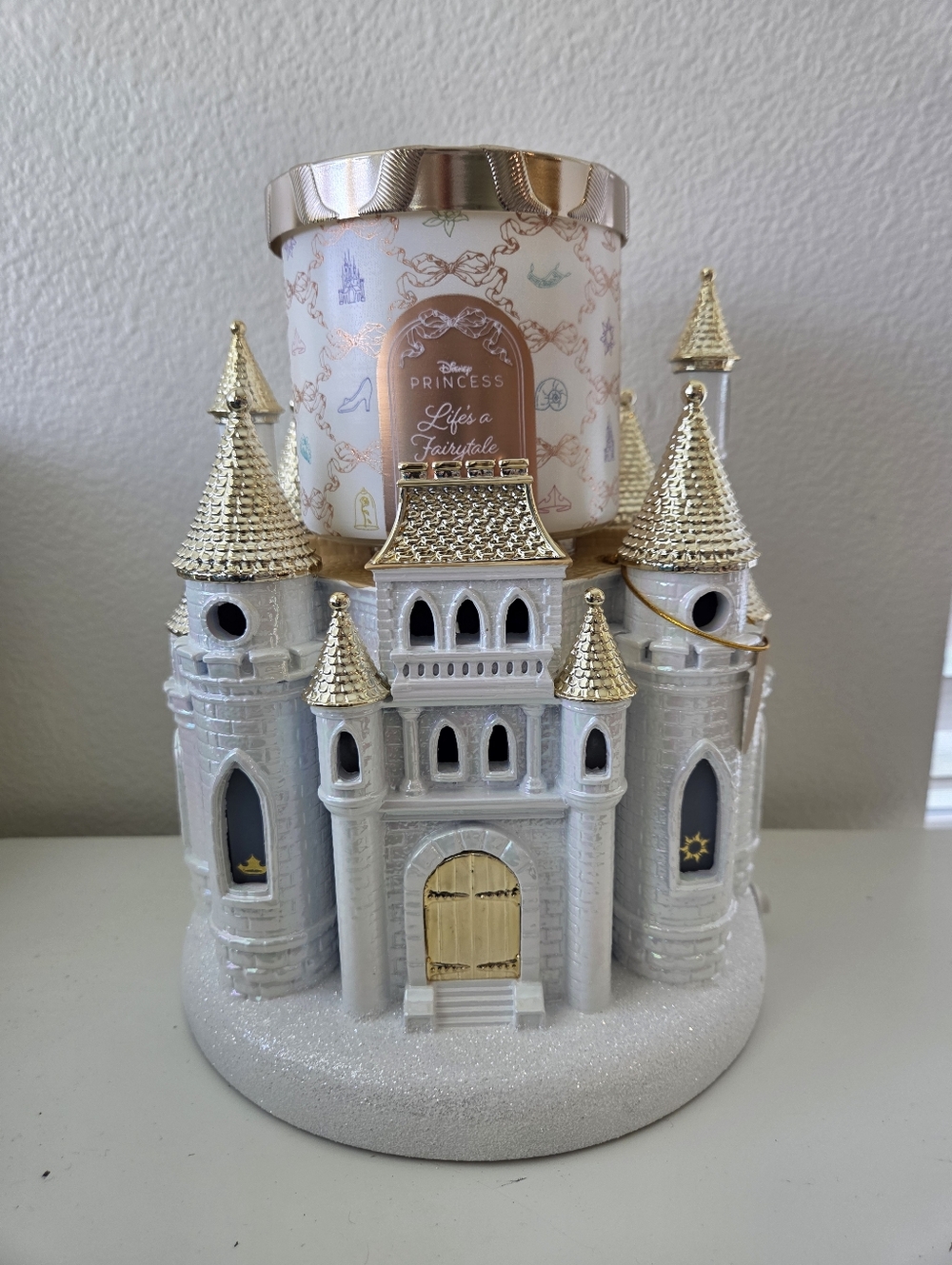 NEW Bath & Body Works DISNEY PRINCESS 2 COLLECTION Light-Up Castle 3-Wick Candle